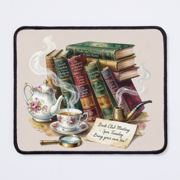 Item preview,  Book Club Sleuths Unite — Vintage Cozy Mystery Reader Tee designed and sold by kosimazaki.