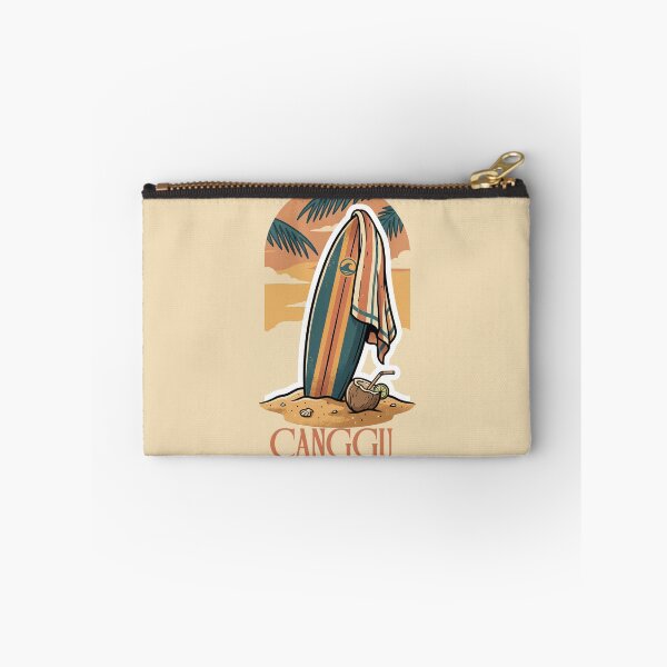 Item preview, Vintage Canggu Surfboard Tropical Sunset Scene designed and sold by MythicCotton.