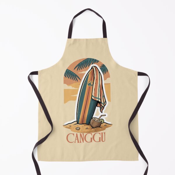 Item preview, Vintage Canggu Surfboard Tropical Sunset Scene designed and sold by MythicCotton.