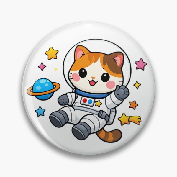 Item preview, Cartoon Cat Astronaut – Cosmic Adventure designed and sold by Cartoon art with a purpose ❤️ Supporting Althea’s journey.