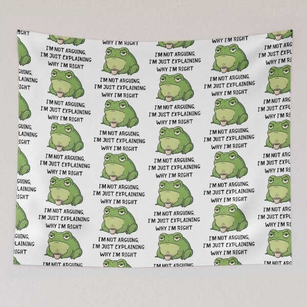 Item preview, Funny Frog Sarcastic Quote Meme Humor Cute Frog Design designed and sold by timizar.