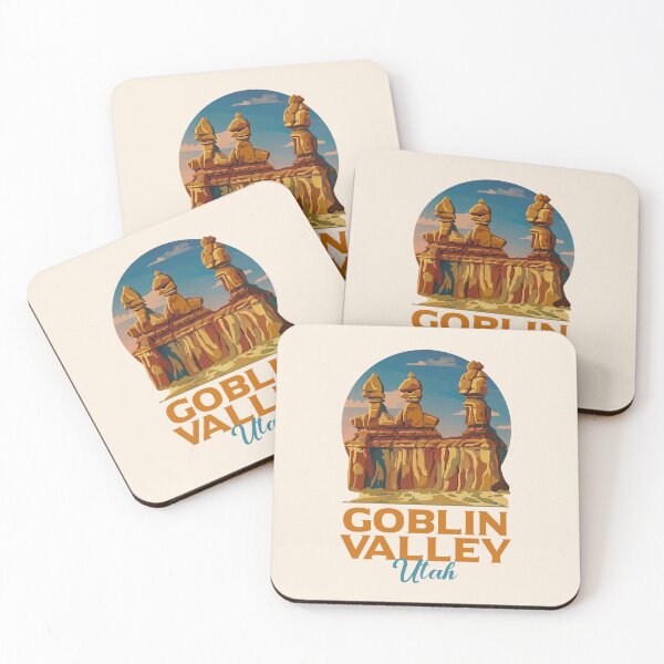 Item preview, Goblin Valley Utah State Park Vintage Nature Art designed and sold by LinaValearte.