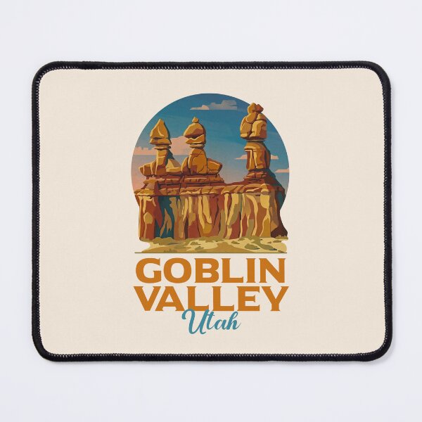 Item preview, Goblin Valley Utah State Park Vintage Nature Art designed and sold by LinaValearte.