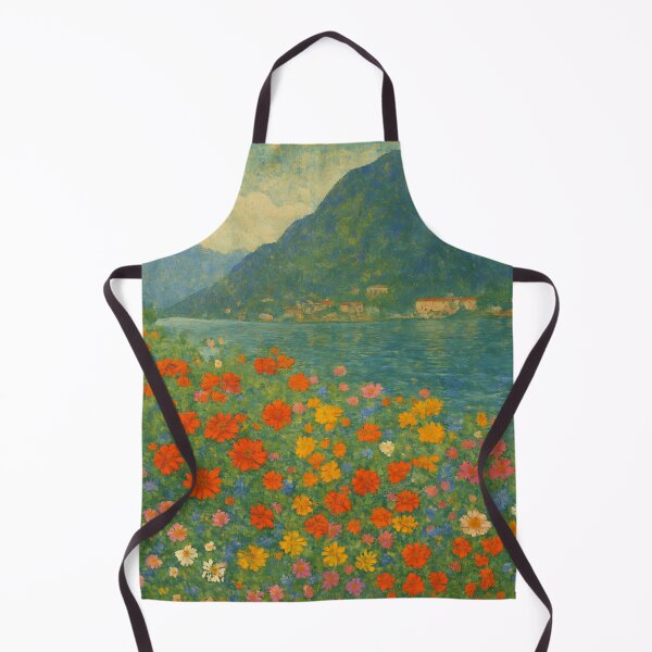 Item preview, Gustav Klimt Flower Garden, Lake Como designed and sold by FrescoDesign.