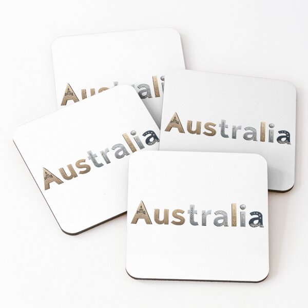 Item preview, Australia Iconic Typography Art designed and sold by VladisWorld.