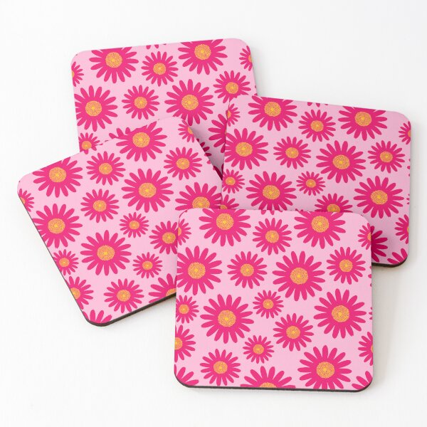 Item preview, Pink Daisies Flowers Pattern designed and sold by Jeallan Designs.