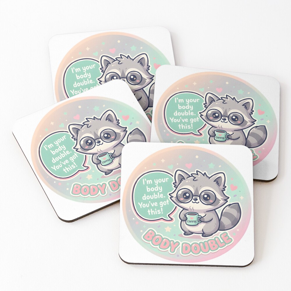 Item preview, Coasters (Set of 4) designed and sold by PuddlePixels.