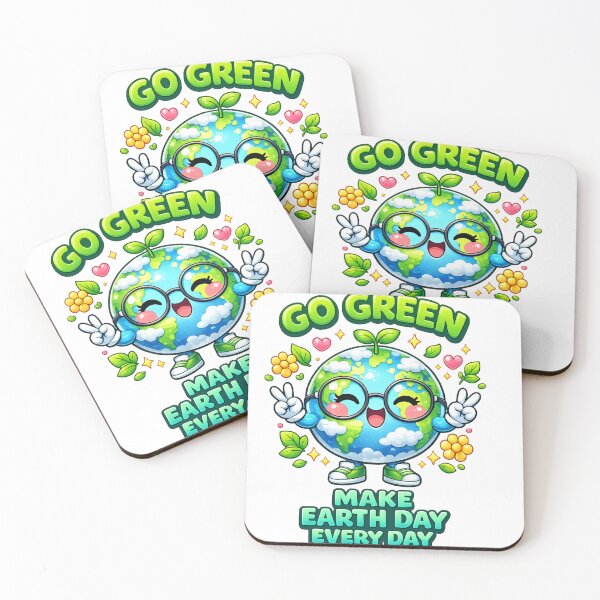 Item preview, Go Green Earth Day : Make Every Day Sustainability Design designed and sold by Designbyhero .