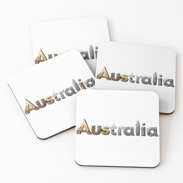Item preview, Australia Iconic Typography Art designed and sold by VladisWorld.