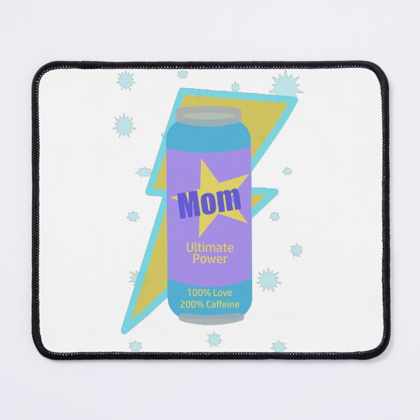 Item preview, Mom Ultimate Power Energy Drink Illustration100% Love 200% Caffeine designed and sold by DesignsbyHope1.