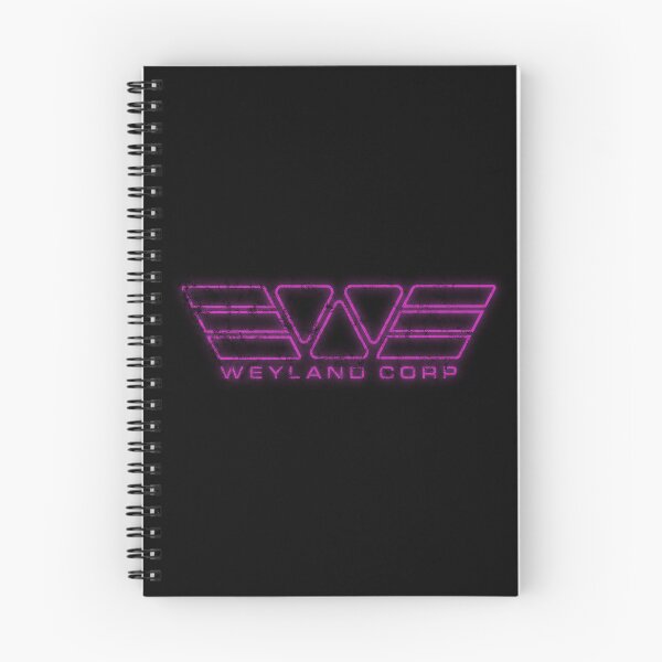 Item preview, Alien Weyland Corp Neon Purple Pink Logo Distressed designed and sold by Power Up Prints.