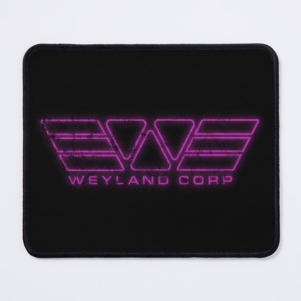 Item preview, Alien Weyland Corp Neon Purple Pink Logo Distressed designed and sold by Power Up Prints.