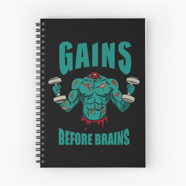 Item preview, Gains Before Brains designed and sold by byebyesally.