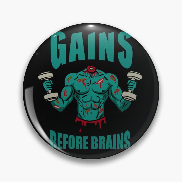 Item preview, Gains Before Brains designed and sold by byebyesally.