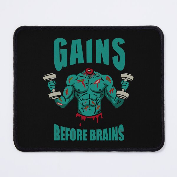 Item preview, Gains Before Brains designed and sold by byebyesally.