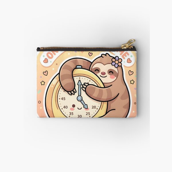 Item preview, Pomodoro Sloth Adhd Timer Reminder Sticker designed and sold by PuddlePixels.