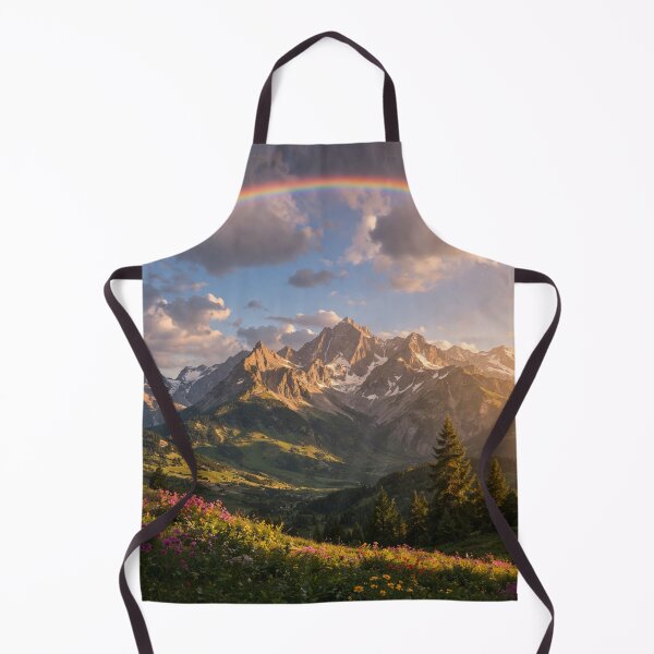 Item preview, Rainbow over Valley of Mountains designed and sold by JuViRo.