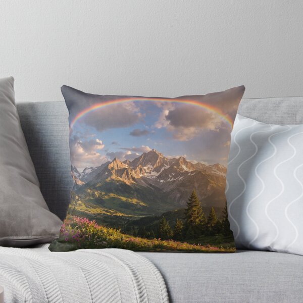 Item preview, Rainbow over Valley of Mountains designed and sold by JuViRo.