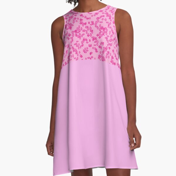 Astract-Triangle Gray A-Line Dress