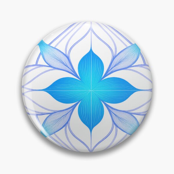 Item preview, Fractal Bloom – Neon Geometric Flower Sacred Geometry Art designed and sold by AlgorithmiaArt.