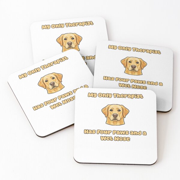 Item preview, My Only Therapist Has Four Paws Dog Lover Humor designed and sold by NatureUnleashed.