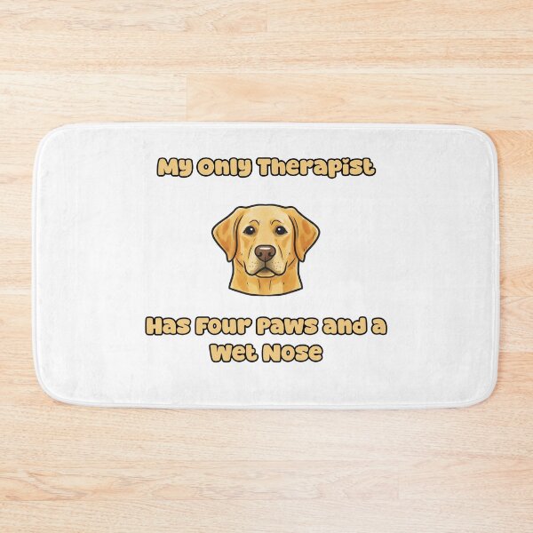 Item preview, My Only Therapist Has Four Paws Dog Lover Humor designed and sold by NatureUnleashed.