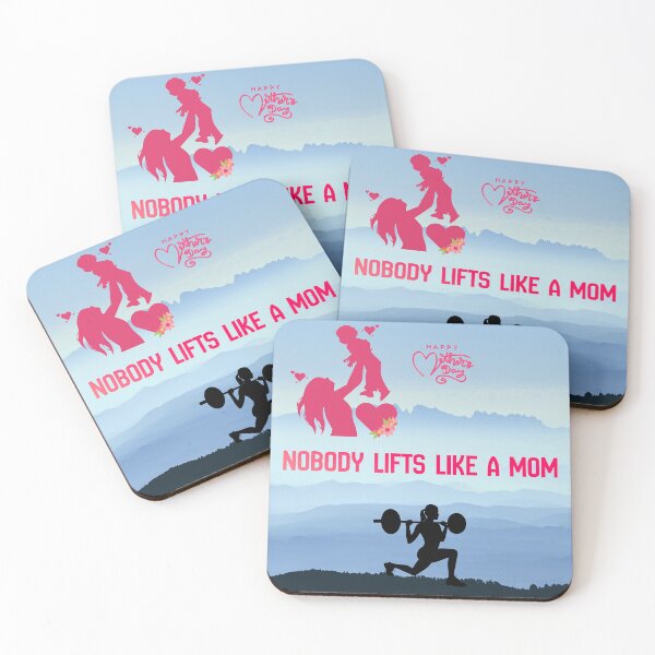 Item preview, Strong Mom Powerlifting – “Nobody Lifts Like a Mom” Mother’s Day Fitness Design designed and sold by TinyVibeStudio.