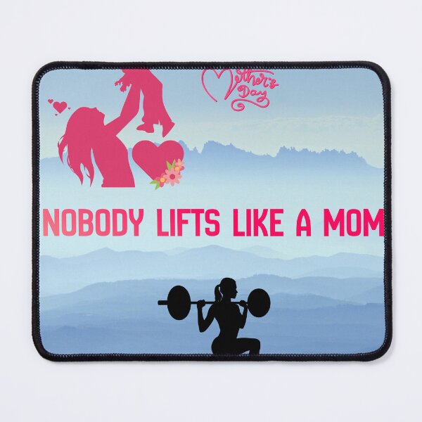 Item preview, Strong Mom Powerlifting – “Nobody Lifts Like a Mom” Mother’s Day Fitness Design designed and sold by TinyVibeStudio.