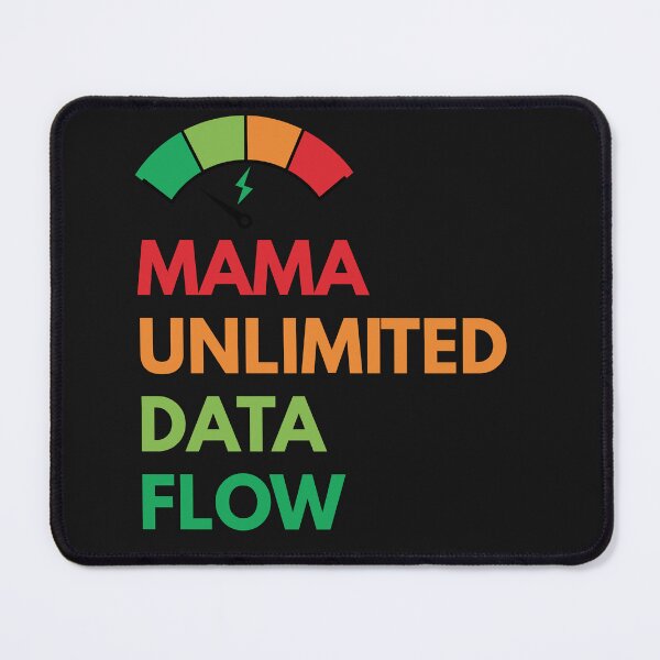 Item preview, MAMA UNLIMITED DATA FLOW - Tech & IT Mother's Day Gifts designed and sold by JurateArt-DK.