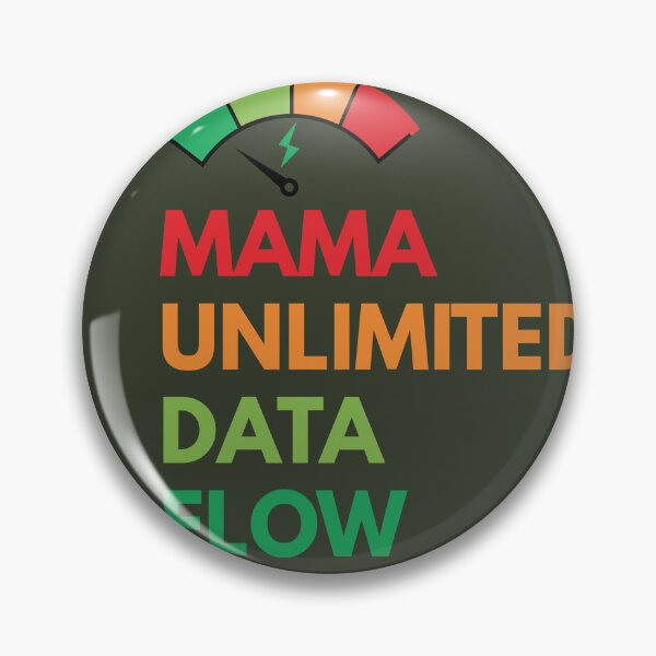 Item preview, MAMA UNLIMITED DATA FLOW - Tech & IT Mother's Day Gifts designed and sold by JurateArt-DK.