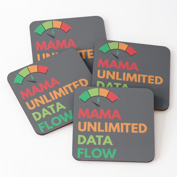 Item preview, MAMA UNLIMITED DATA FLOW - Tech & IT Mother's Day Gifts designed and sold by JurateArt-DK.