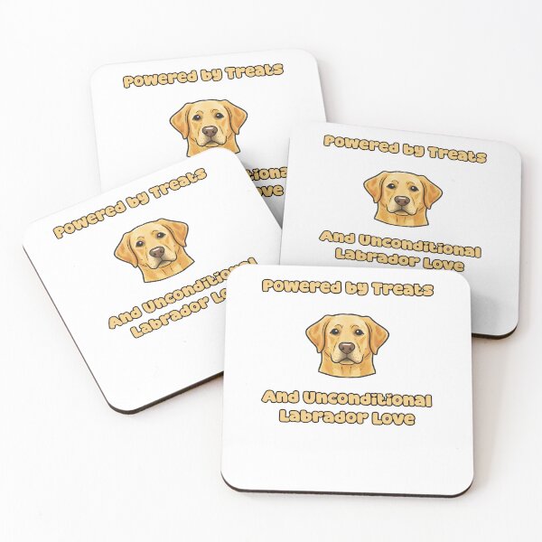 Item preview, Powered by Treats Unconditional Labrador Love Design designed and sold by NatureUnleashed.