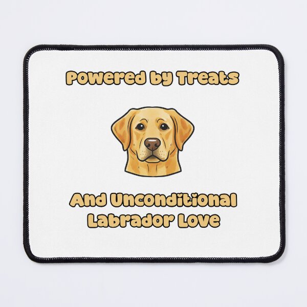Item preview, Powered by Treats Unconditional Labrador Love Design designed and sold by NatureUnleashed.