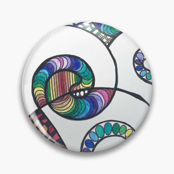 Item preview, Moira - Hand Drawn Abstract Spectrum Scribble Waves designed and sold by AJPrettyObscene.