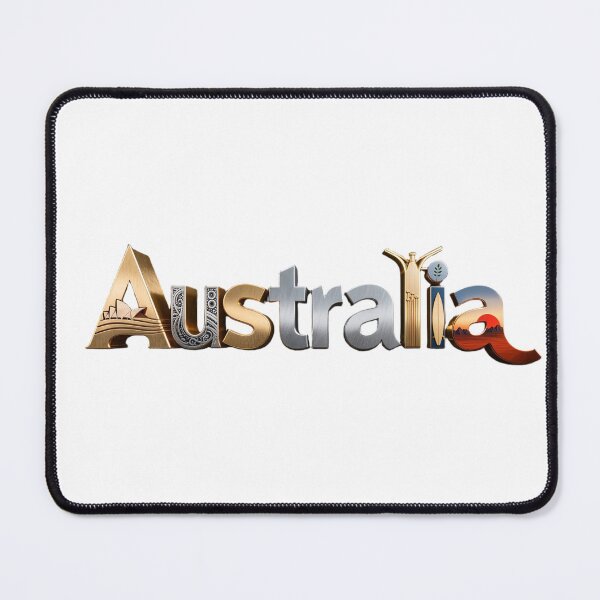 Item preview,  Australia Iconic Typography Art designed and sold by VladisWorld.