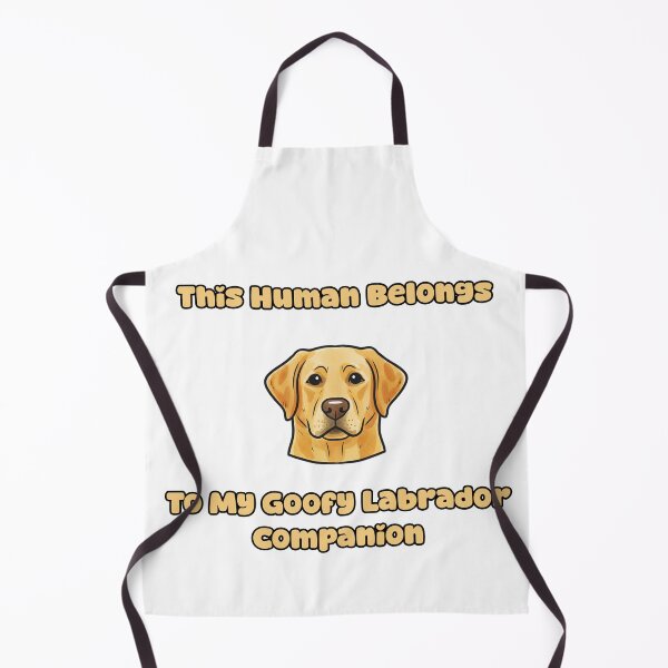 Item preview, This Human Belongs To My Goofy Labrador Companion designed and sold by NatureUnleashed.