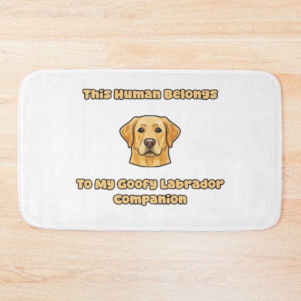 Item preview, This Human Belongs To My Goofy Labrador Companion designed and sold by NatureUnleashed.