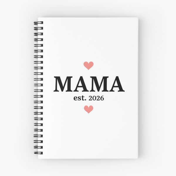 Aperçu de l'œuvre T-shirt Minimalist Mama Est 2026 – Cadeau pour la fête des mères et les nouvelles mamans créée et vendue par relso.