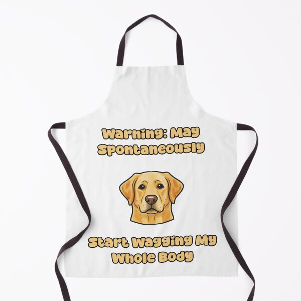 Item preview, Warning Spontaneously Wagging Whole Body Dog Funny designed and sold by NatureUnleashed.