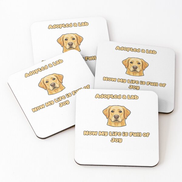 Item preview, Adopted A Lab My Life Is Full Of Joy Dog Love designed and sold by NatureUnleashed.