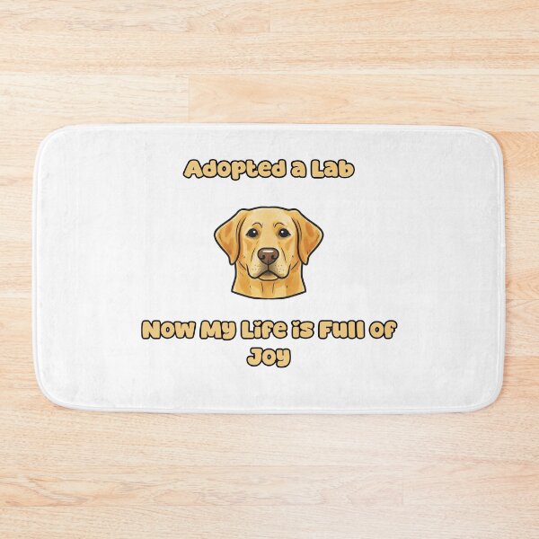 Item preview, Adopted A Lab My Life Is Full Of Joy Dog Love designed and sold by NatureUnleashed.