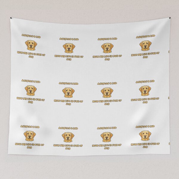 Item preview, Adopted A Lab My Life Is Full Of Joy Dog Love designed and sold by NatureUnleashed.