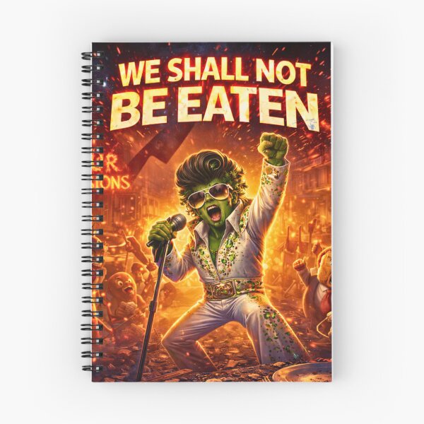 Item preview, We Shall Not Be Eaten — Pour Decisions Elvis Parsley Art designed and sold by A Sinister Sly.