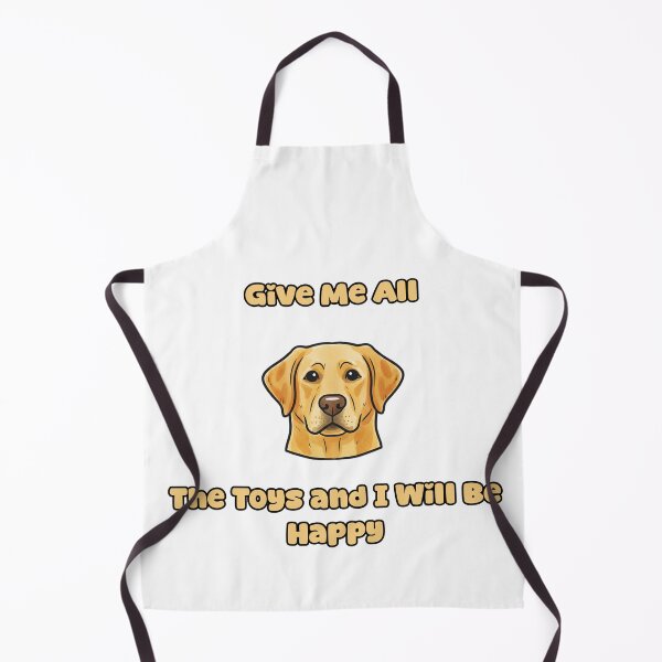 Item preview, Give Me All The Toys And I Will Be Happy Dog designed and sold by NatureUnleashed.