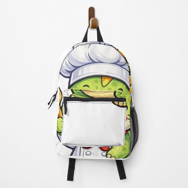 Item preview, Cute Kawaii Chef Dinosaur Cartoon Sticker Design designed and sold by Hafcishop.