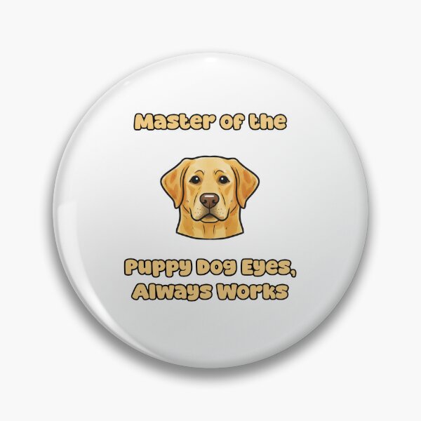 Item preview, Master Of The Puppy Dog Eyes Always Works Charm designed and sold by NatureUnleashed.