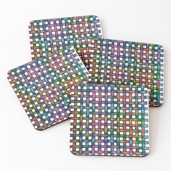Item preview, Mage's Codex - Hand Drawn Woven Rainbow Pattern designed and sold by AJPrettyObscene.