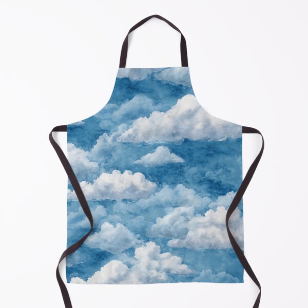 Item preview, Watercolor Dreamy Clouds Sky Pattern designed and sold by NicolasGlowArt.