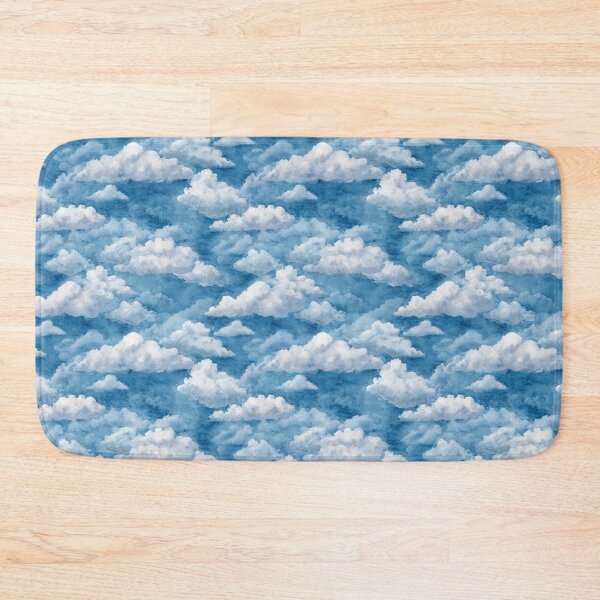 Item preview, Watercolor Dreamy Clouds Sky Pattern designed and sold by NicolasGlowArt.