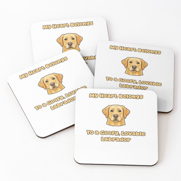 Item preview, My Heart Belongs To A Goofy Lovable Labrador Love designed and sold by NatureUnleashed.